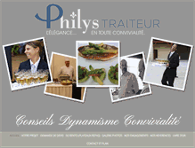 Tablet Screenshot of philys-traiteur.com